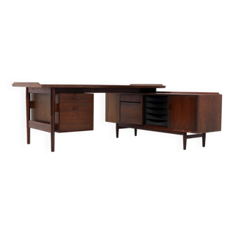 Rosewood Executive Desk Model 209 by Arne Vodder for Sibast 1955