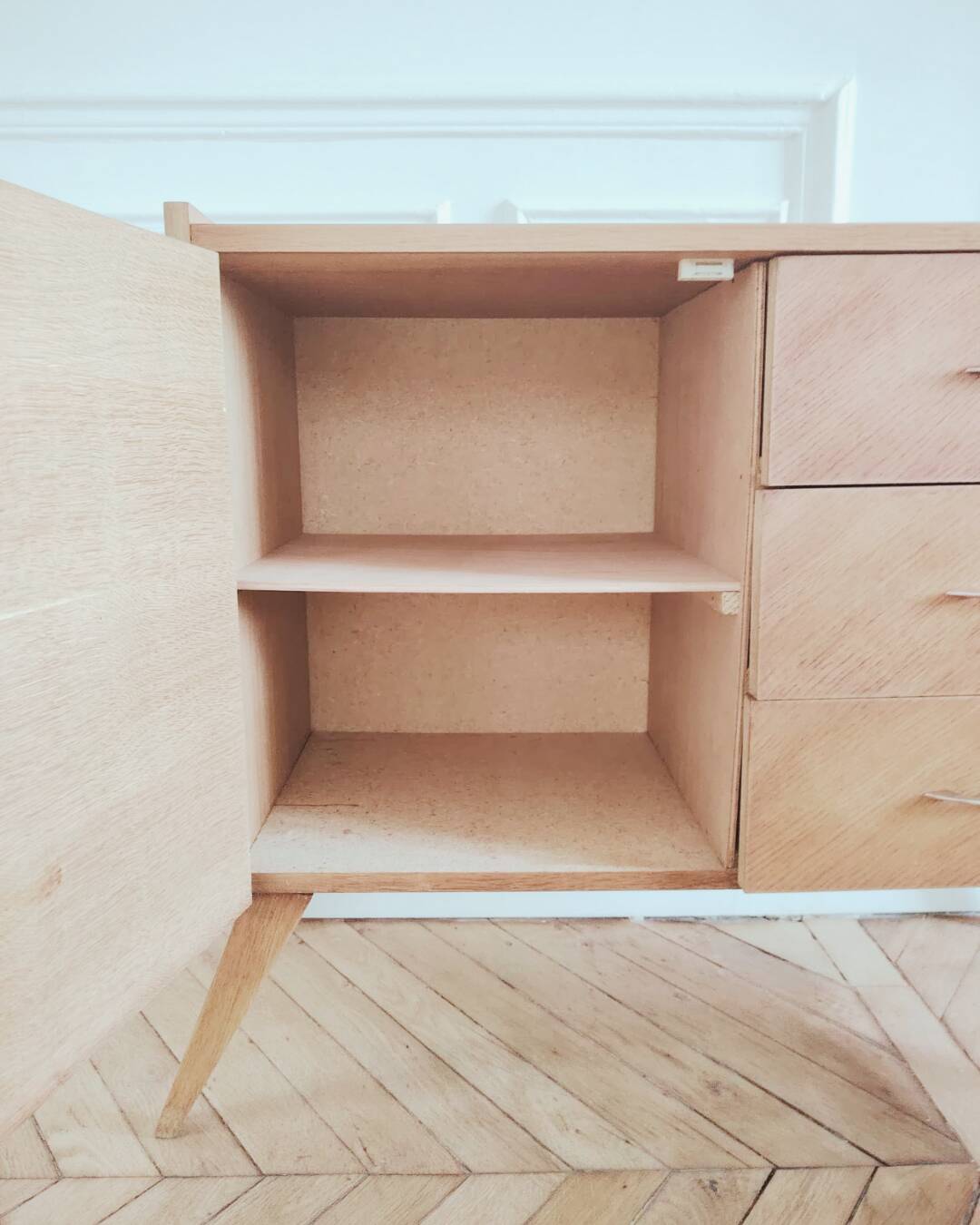 Small vintage buffet in Scandinavian style, 1950s-60s.