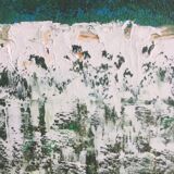 Huile sur toile, cascades/sillans