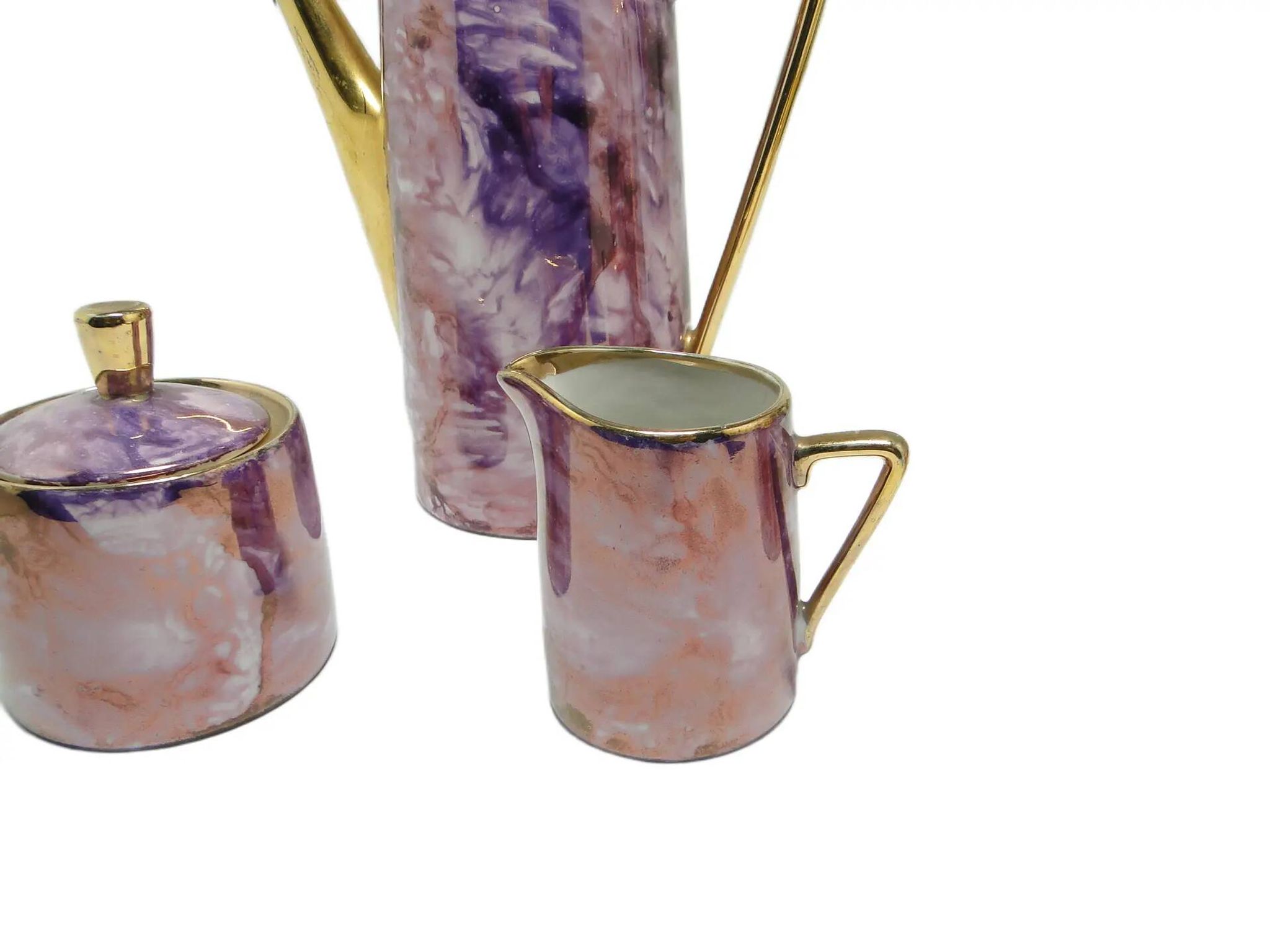 Ensemble de vaisselle Krzysztof, style moderne du milieu du siècle, porcelaine, Pologne, années 1970.