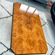 Roche Bobois elm burl coffee table, 1980