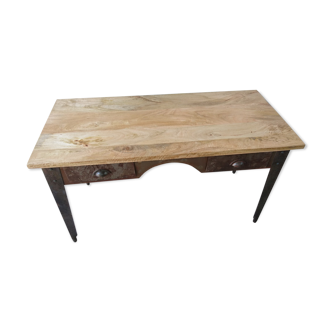 Raw metal industrial desk