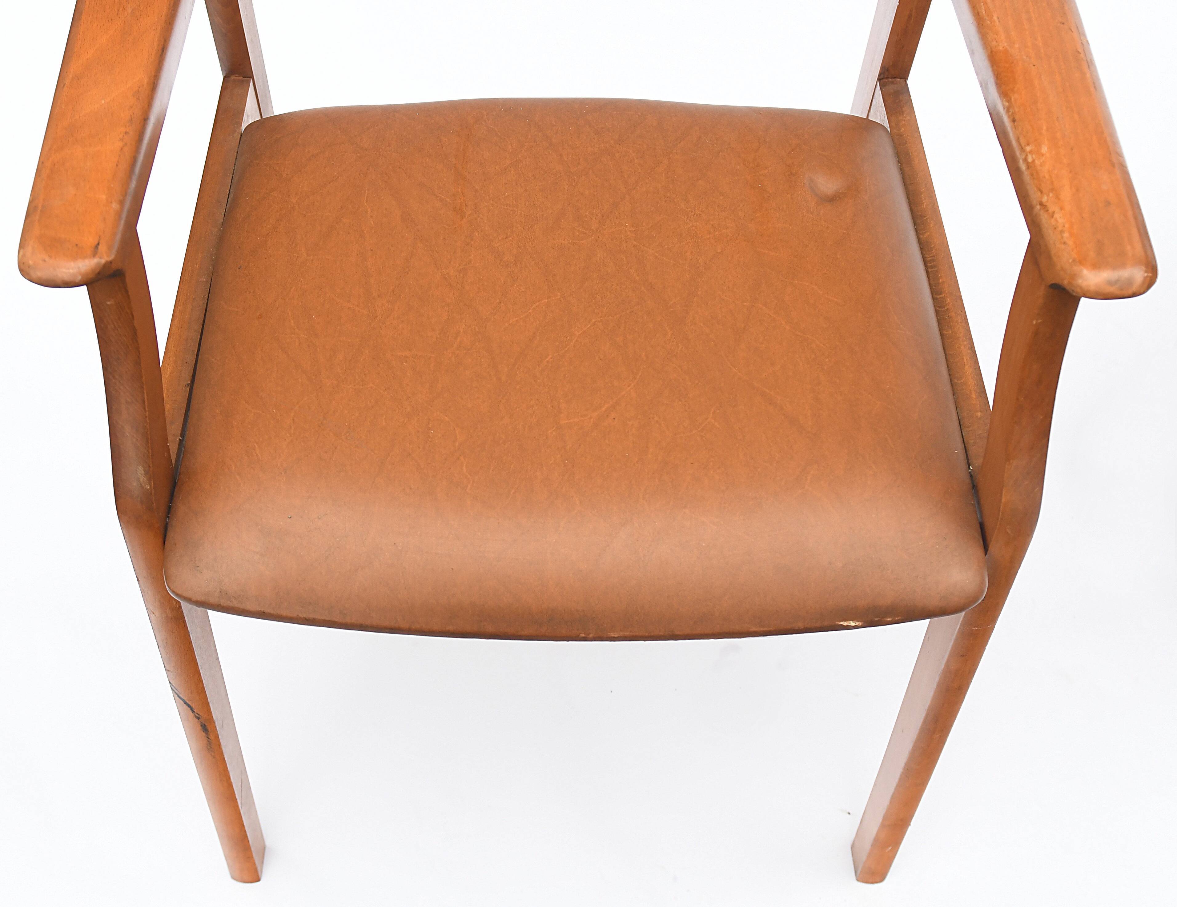 Pair of Danish-style armchairs