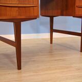 Danish writing desk in teak, 1960s
