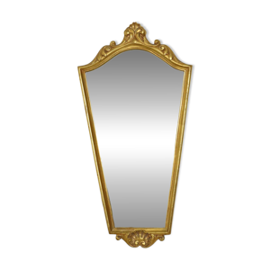miroir en feuille d'or