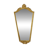 Classic Gold Leaf Mirror Crested Mirror Baroque Style 75cm