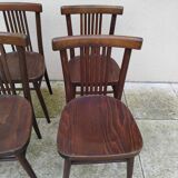 4 vintage bistro chairs