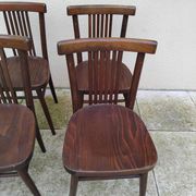 4 chaises bistrot vintage
