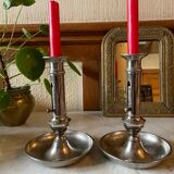 Antique up and down candlesticks