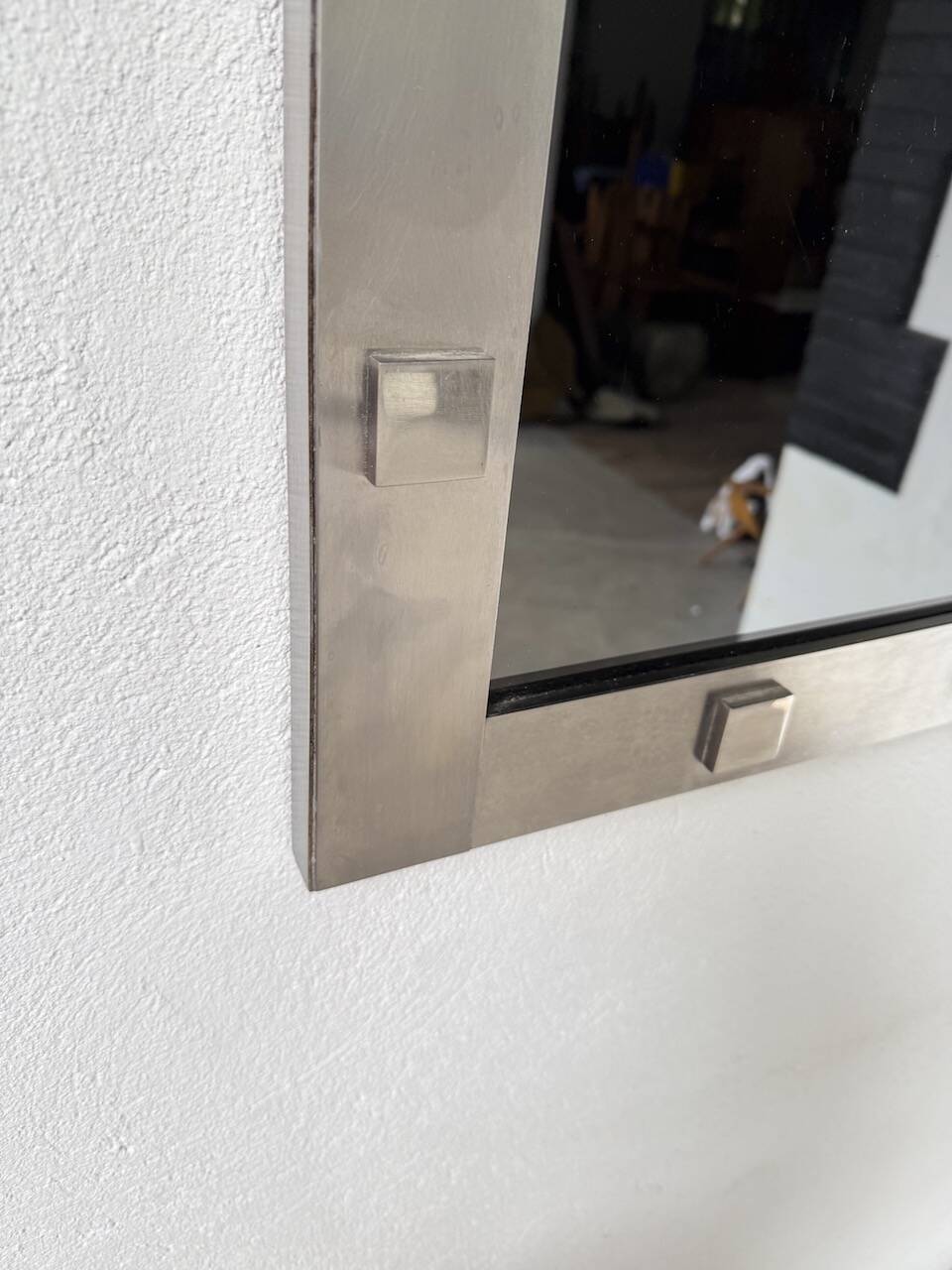 Chrome mirror from the 1970s.