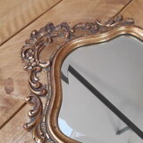 Golden mirror 32x41cm