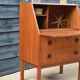 Scandinavian teak writing desk