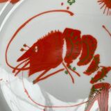 Vintage Postmodern Porcelain Plate with Subsidy Decor by René Fehr for Lengsfeld Porcelain, 1990s