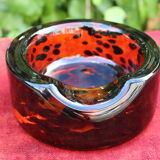 70s Murano glass cigar ashtray