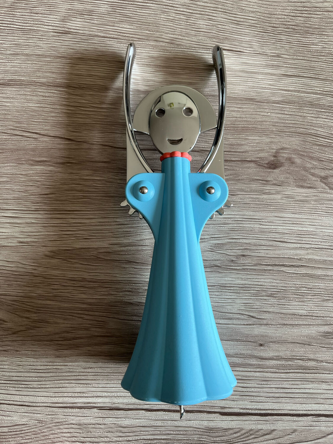 Blue corkscrew Anna . G Alessi