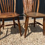 Set of 4 Windsor Sack-back chairs
