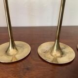 Suite of 5 Danish candle holders 50s