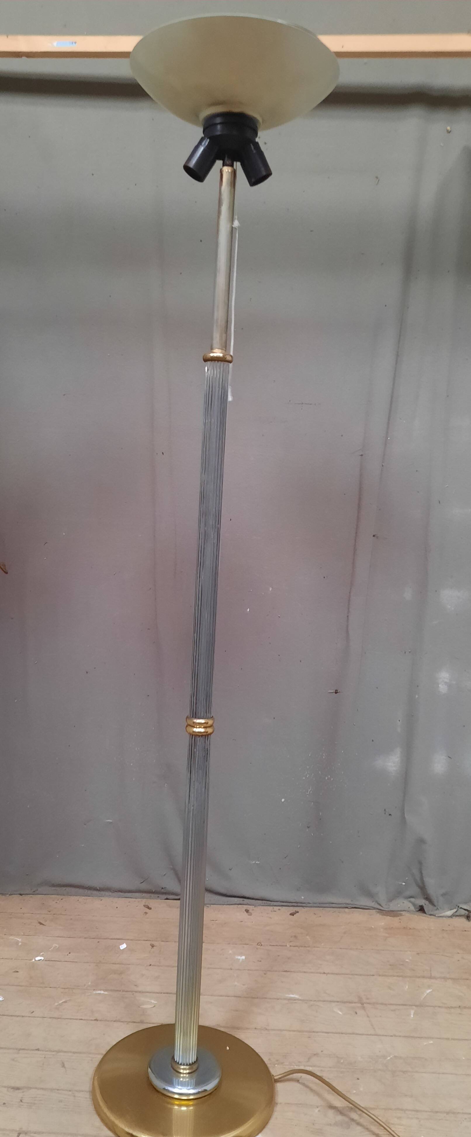 Stainless steel floor lamp