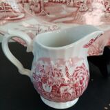 Staffordshire dish and gravy boat