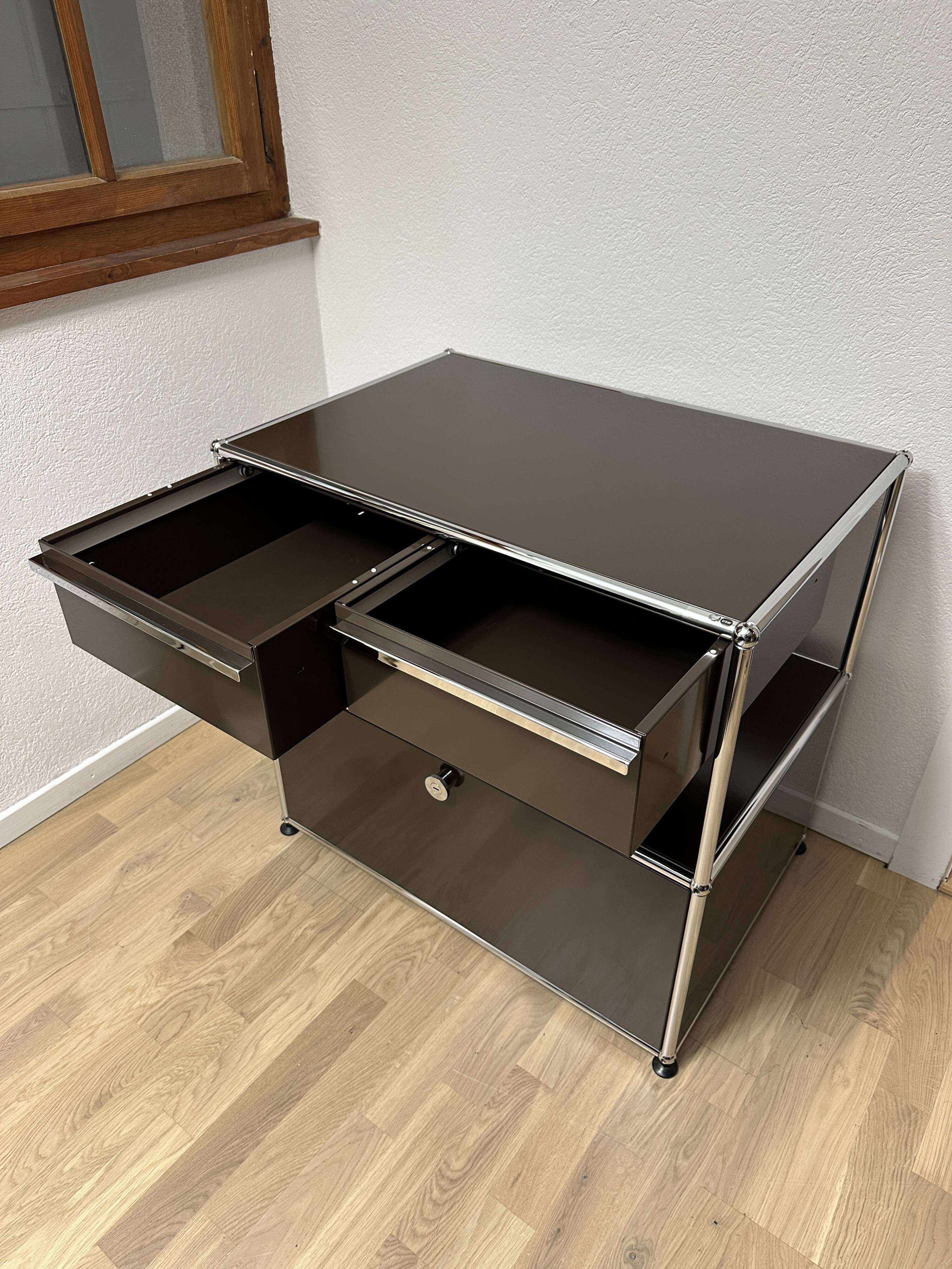 Commode USM Haller en Marron