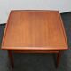 Table basse vintage en teck attribuée à Grete Jalk pour Glostrup