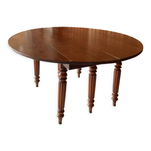 Table acajou style Louis XVI avec