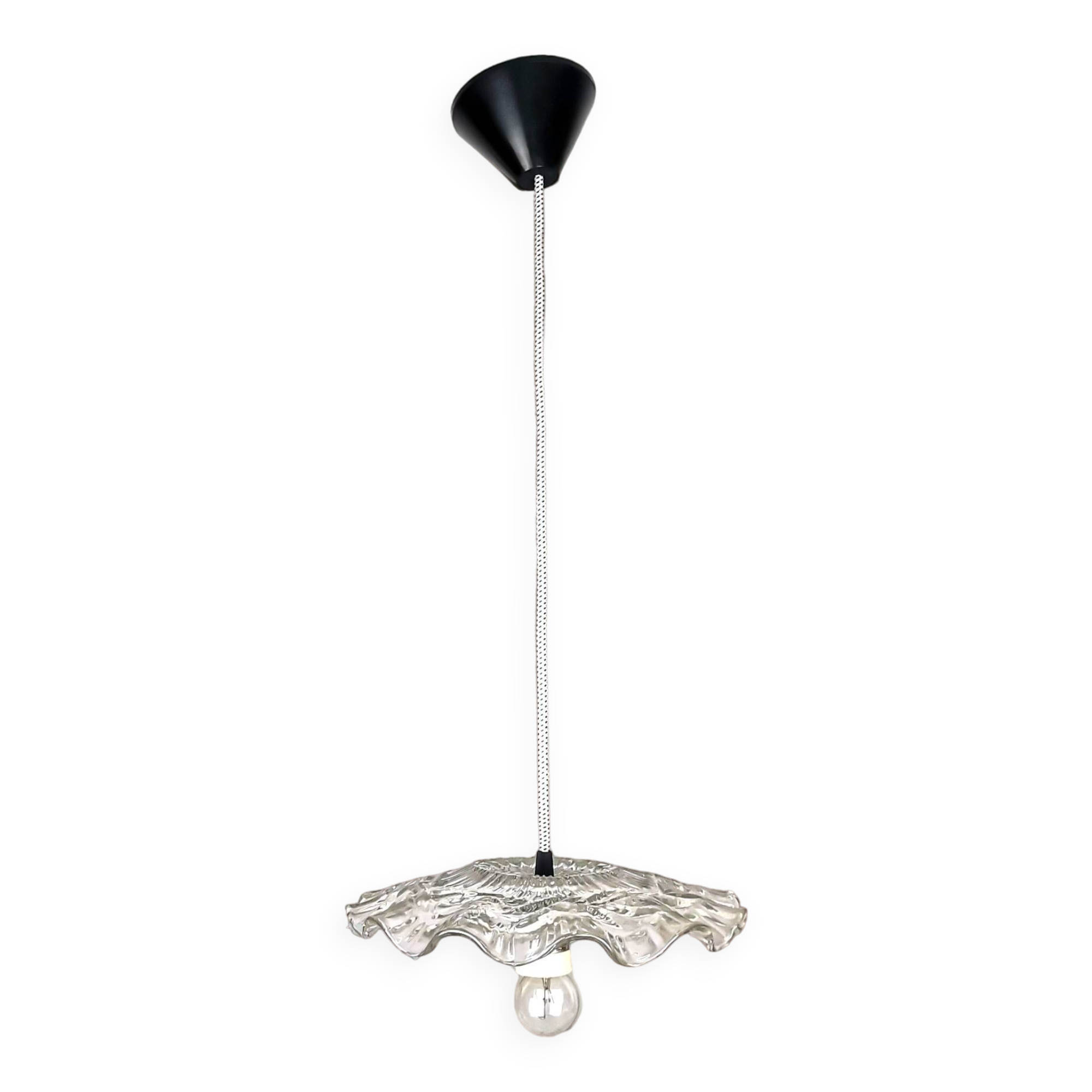 Farmhosue clear glass kitchen hanging lamp