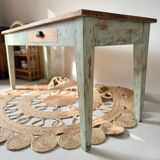 Weathered farm table