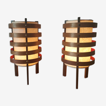 2 vintage Scandinavian lamps 50-70s