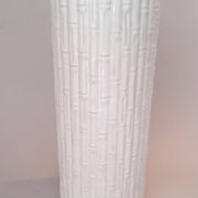 White ceramic umbrella stand, Italy circa 1970.