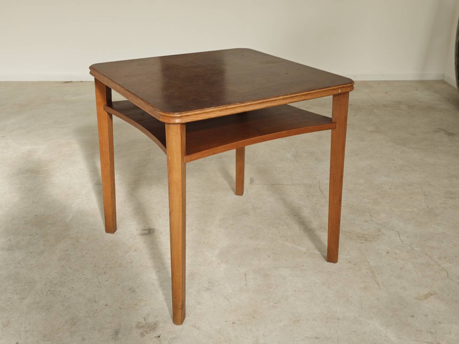 Walnut dining table 1950 Ex Czechoslovakia produced by UP Zavody