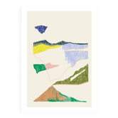Abstract landscape - illustration a4