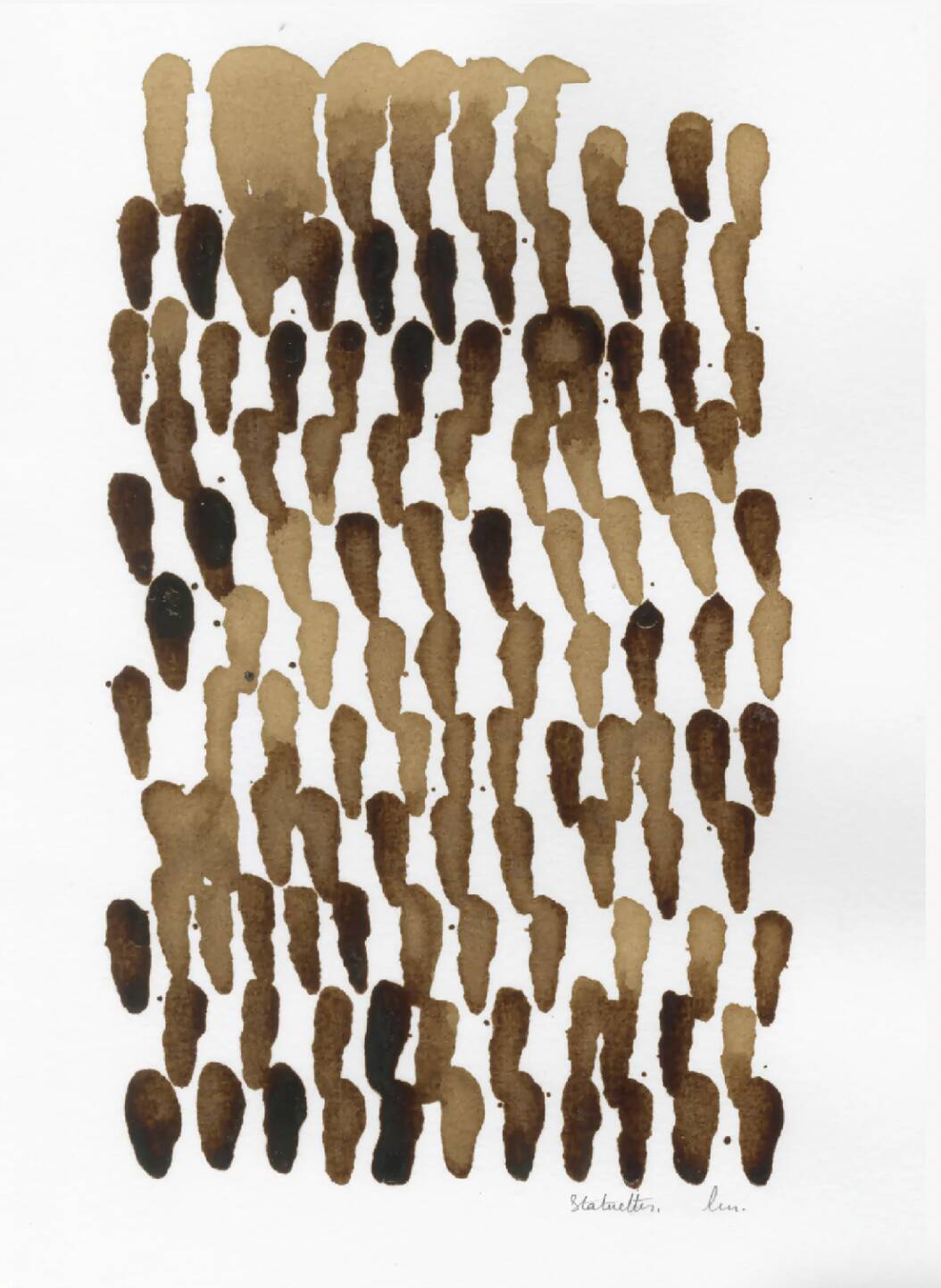 Statuettes - œuvre originale encadrée