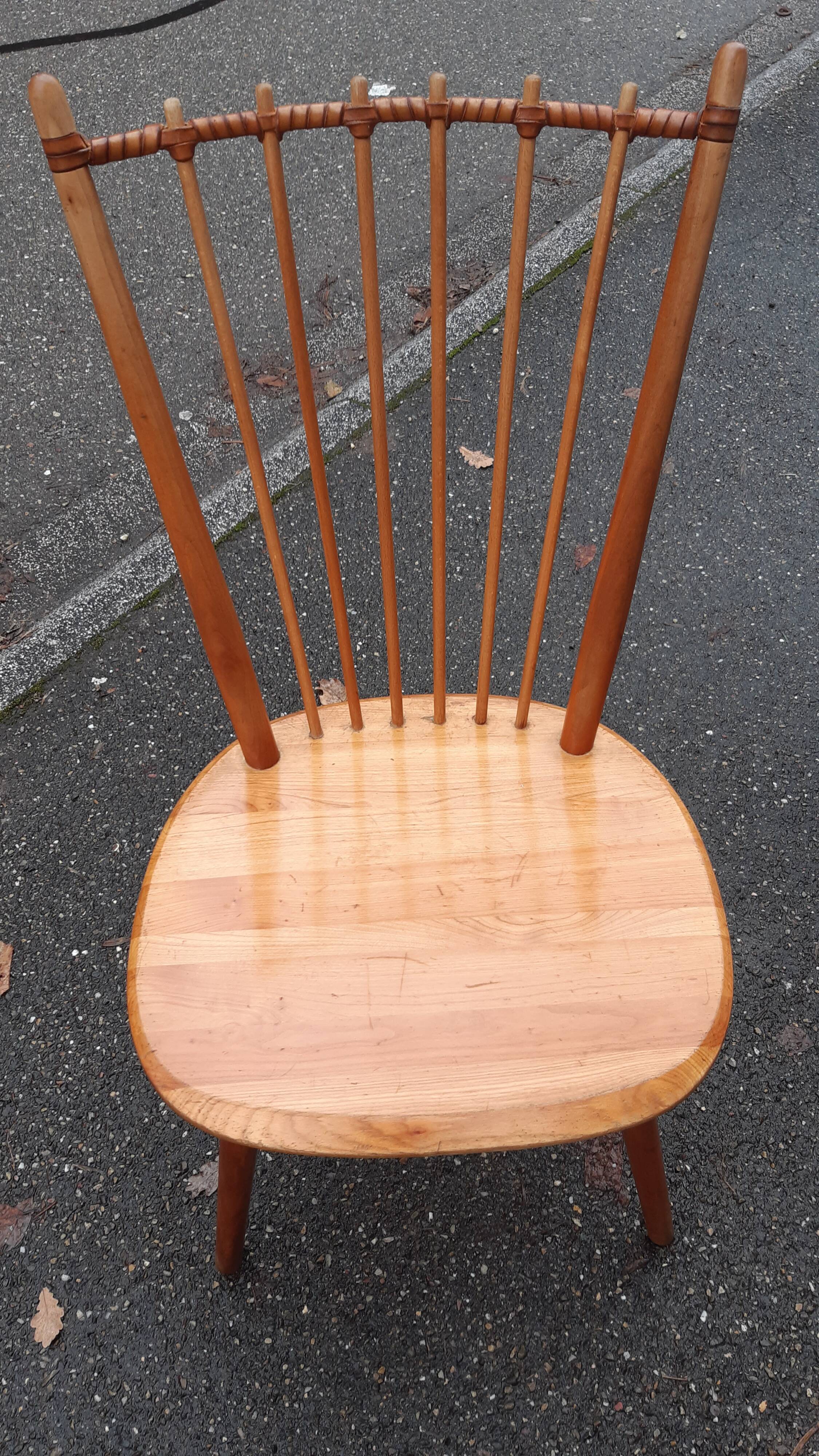 Chaises brutalistes,  déco de montagne, Albert Haberer