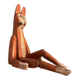 Old handcrafted wooden toy