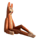 Old handcrafted wooden toy