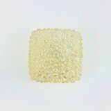 Mid-Century Amber Bubble Glass Wall Lamp by H. Tynell for Limburg, 1970s