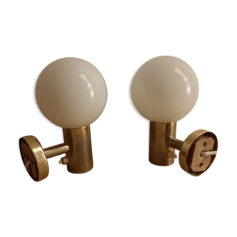 Pair of vintage wall lamps