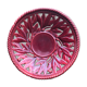 Large cup fruit basket in garnet earthenware