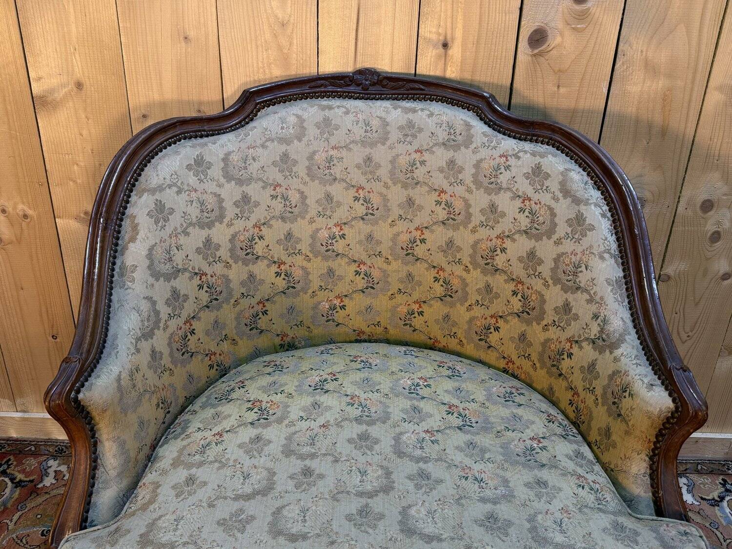 Duchess on a boat - Louis XV period chaise longue