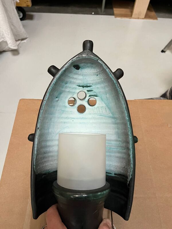 Applique en céramique de Boleslaw Danikowski  ed. Votre maison Guillerme Chambron