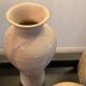 Series of 5 vintage beige ceramic vases