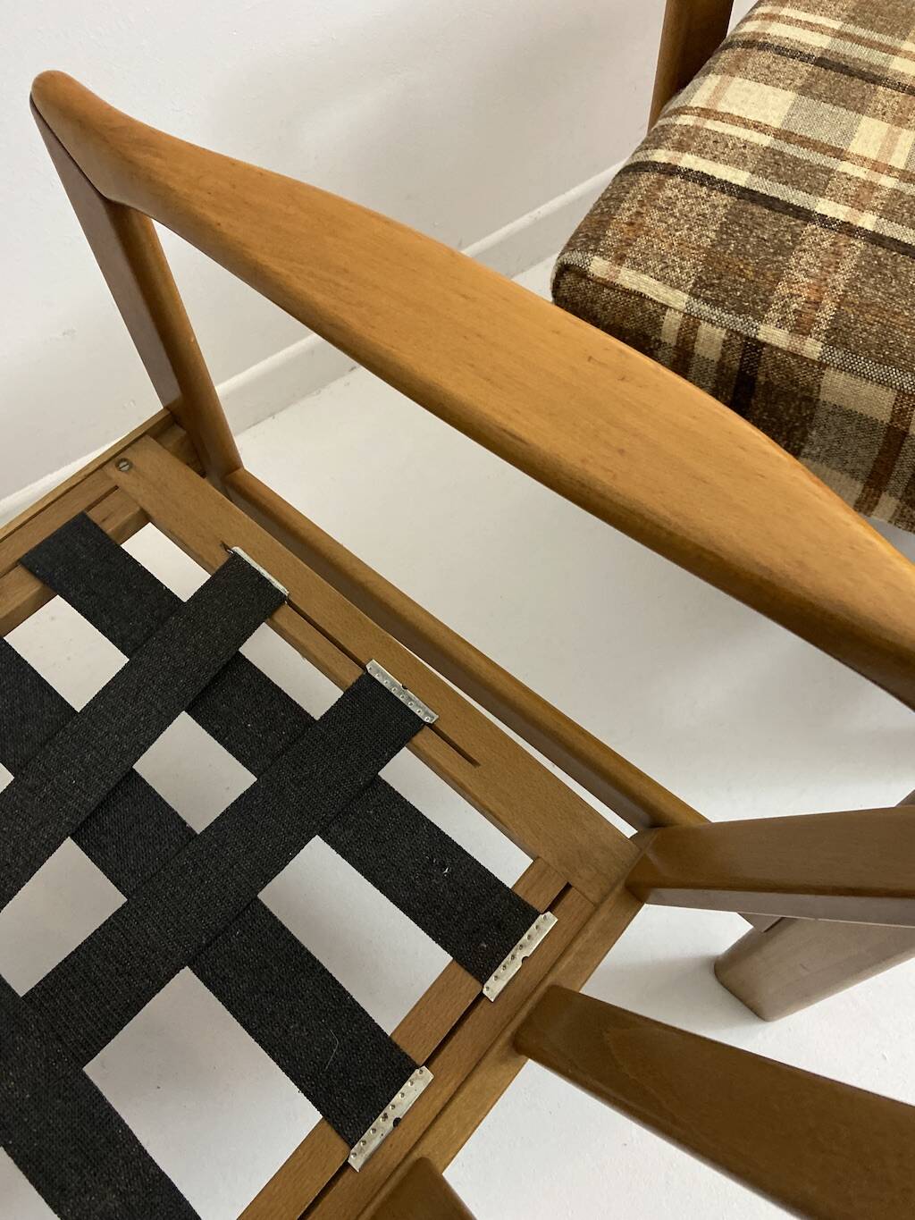 Vintage teak armchairs