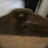 Raw wood mirror