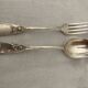 6 cutlery +6 small silver metal spoons