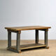 Industrial oak work table, circa 1950
