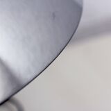Mushroom lamp in chromed metal