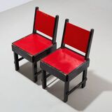 Rare Pair of Modernist Dining Chairs 1930s