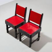 Rare Pair of Modernist Dining Chairs 1930s