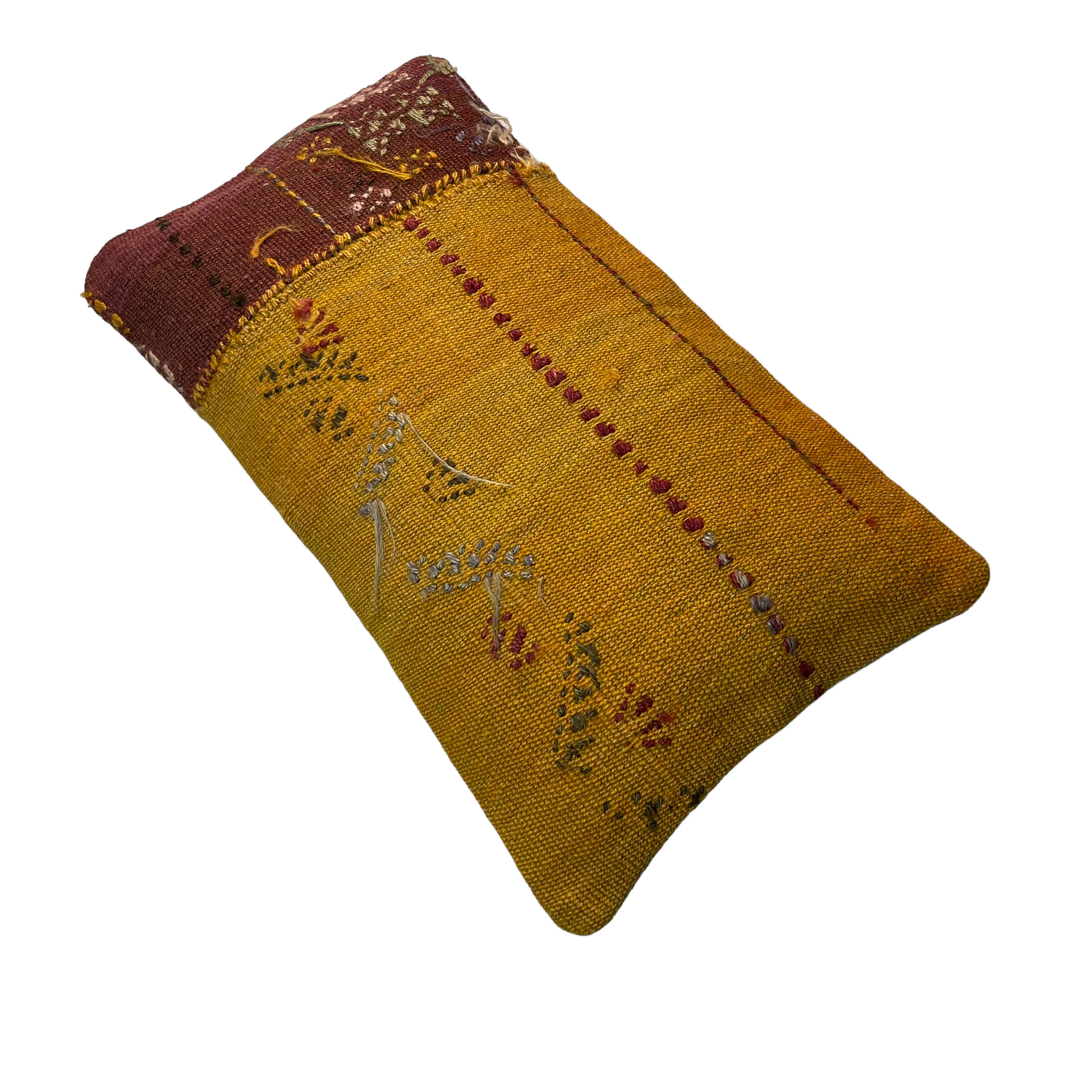 Housse de coussin vintage turque faite à la main, 30 x 50 cm